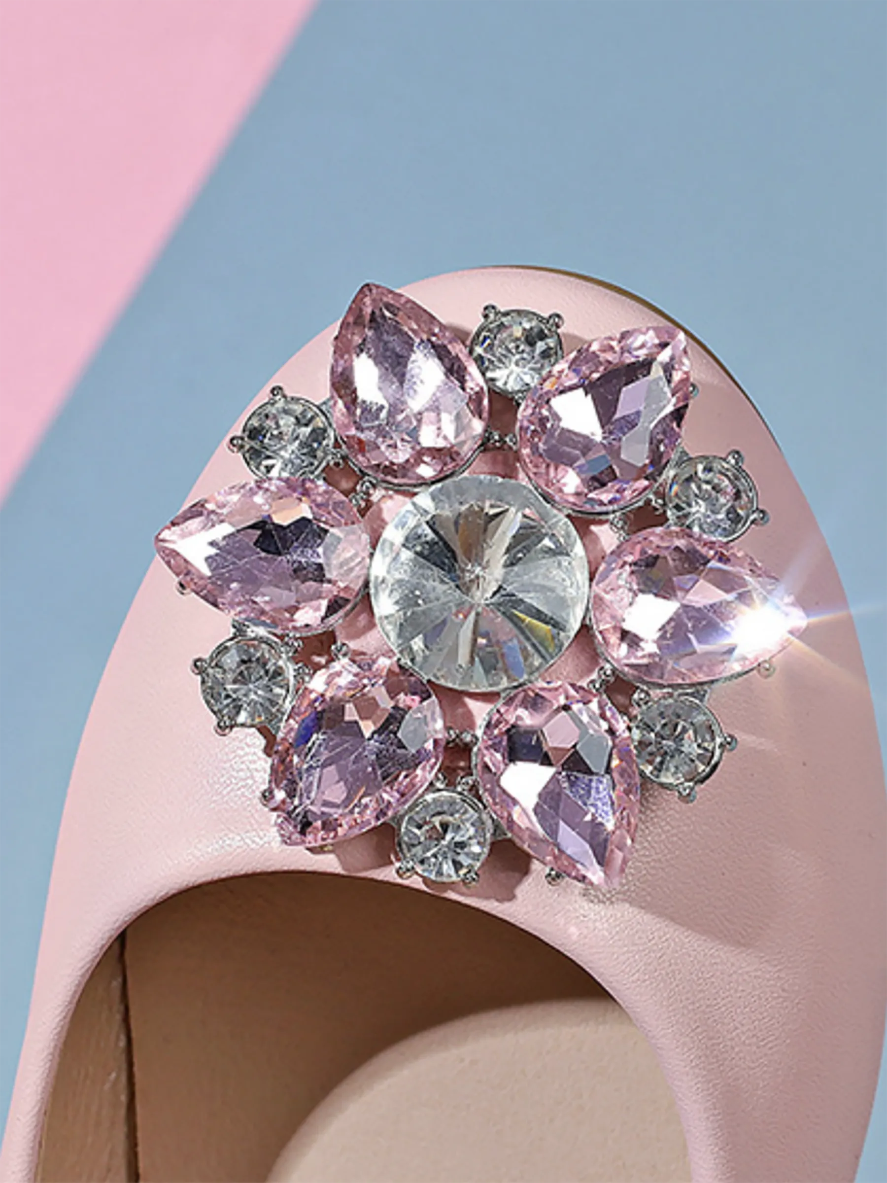 zapatos de fiesta para niña MiLi tipo salón rosa fucsia con broche (5)