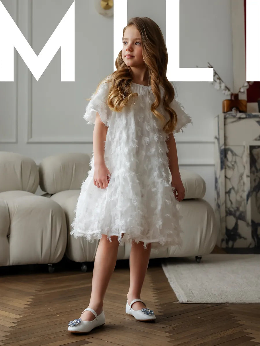 zapatos de fiesta para niña MiLi cerrados blancos con broche y strass (6)