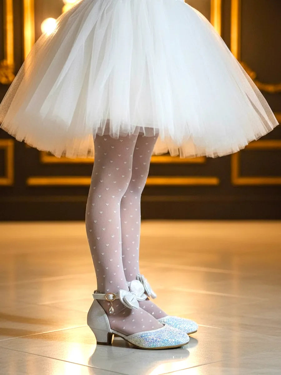 zapatos de fiesta para niña MiLi modelo pump marfil con moños (11)