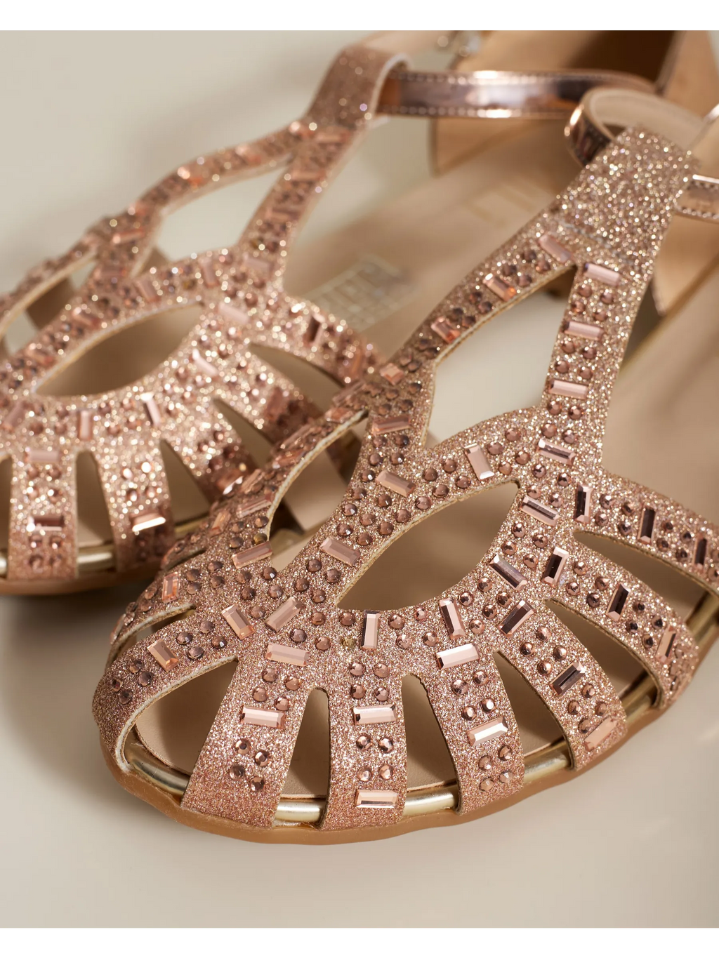zapatos de fiesta para niña MiLi sandalias beige y dorado con strass (16)