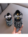 zapatos de fiesta para niña MiLi negros con moño y strass (1)