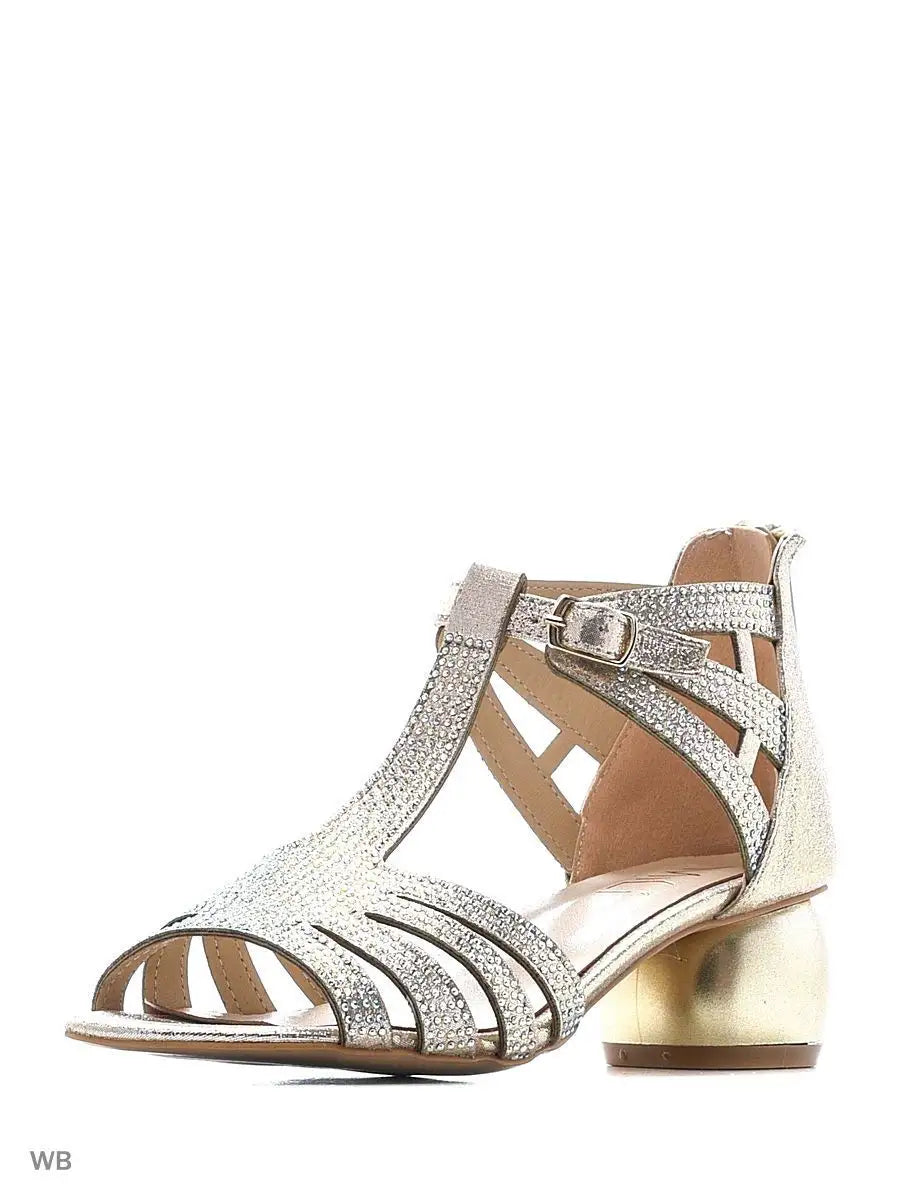 zapatos de fiesta para niña MiLi beige con strass (1)
