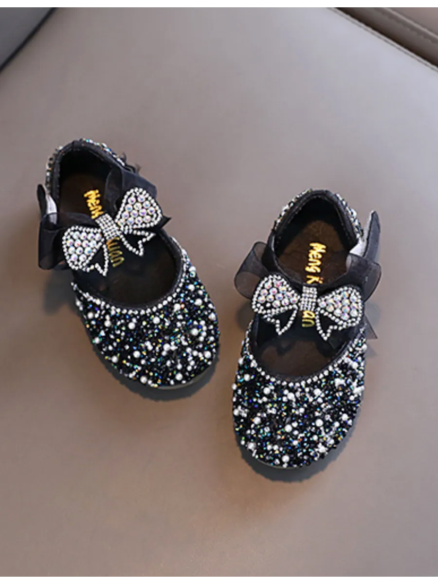 zapatos de fiesta para niña MiLi negros con moño y strass (3)