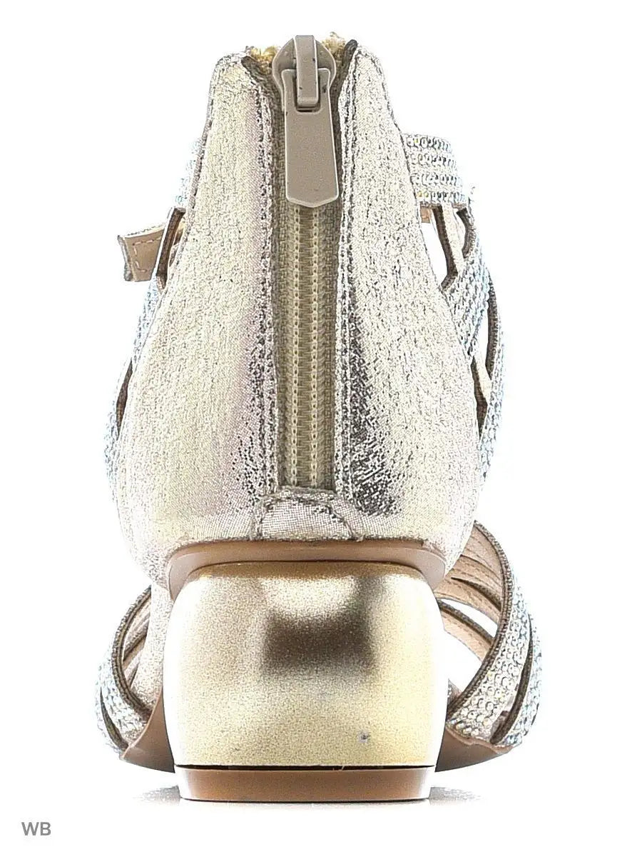 zapatos de fiesta para niña MiLi beige con strass (3)