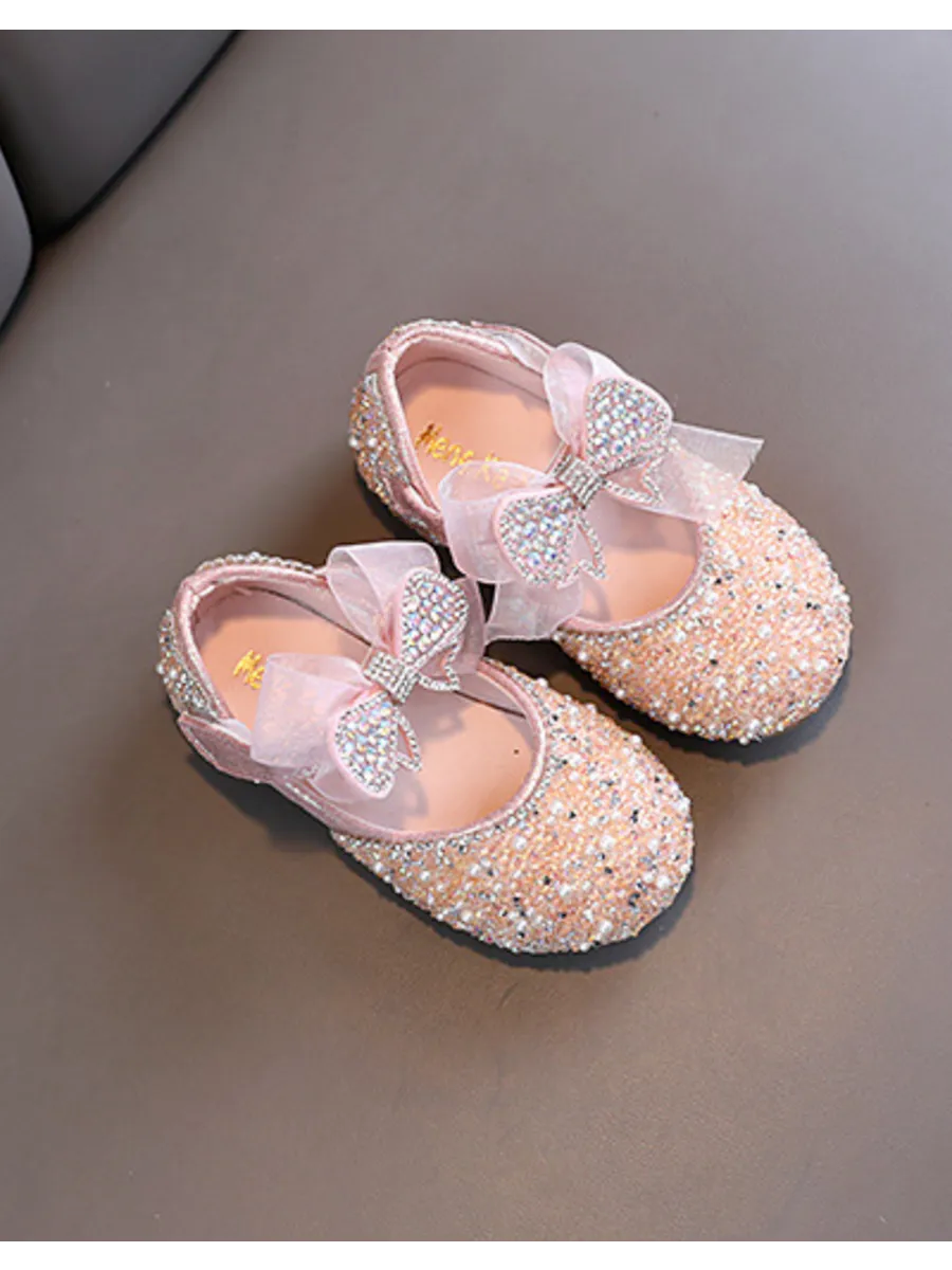 zapatos de fiesta para niña MiLi modelo pump rosa con strass (3)