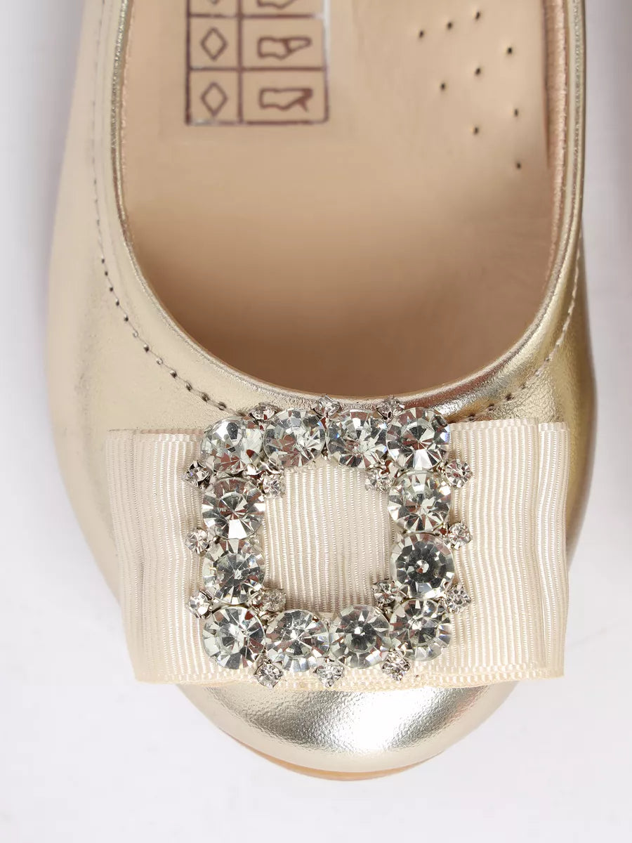 zapatos de fiesta para niña MiLi guillerminas doradas con broche y strass (4)