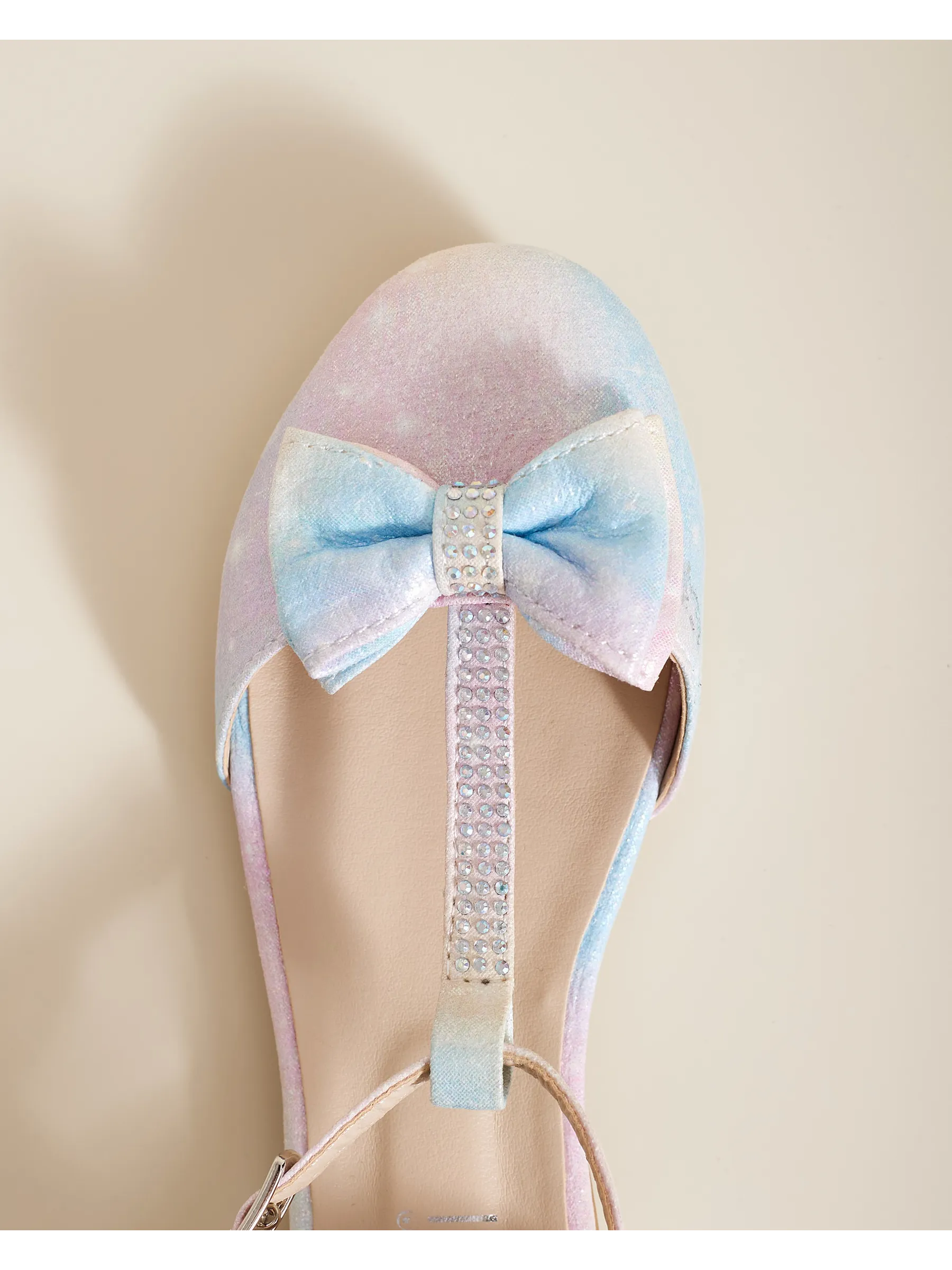 zapatos de fiesta para niña MiLi multicolor con strass (4)