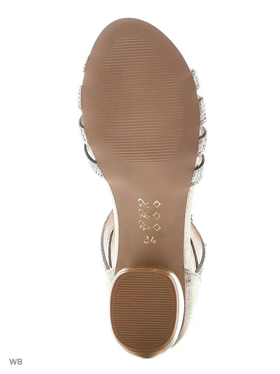 zapatos de fiesta para niña MiLi beige con strass (5)