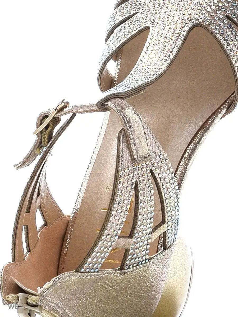 zapatos de fiesta para niña MiLi beige con strass (6)